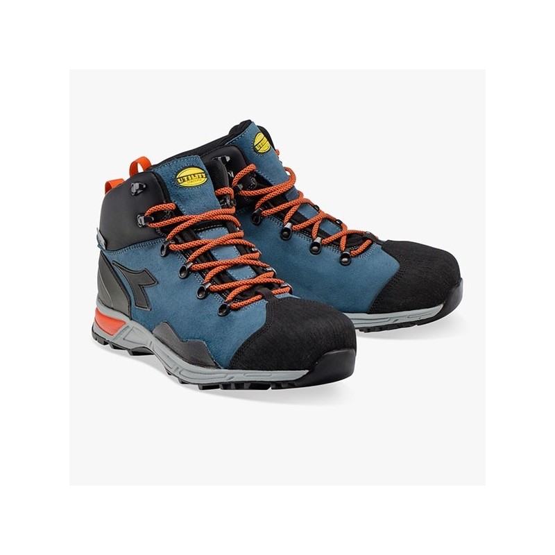 DIADORA D TRAIL LEATHER HI S3 SRA HRO WR BLUE COSMOS MATIS SPORT OUTDOOR Tutto per la montagna l alpinismo e l outdoor