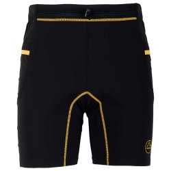 LA SPORTIVA FREEDOM TIGHT SHORT M BLACK/YELLOW