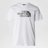 THE NORTH FACE T-SHIRT EASY DA UOMO TNF White-TNF Black Beta Flash Print