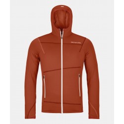 ORTOVOX FLEECE LIGHT HOODY CLAY ORANGE