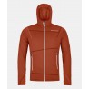 ORTOVOX FLEECE LIGHT HOODY CLAY ORANGE