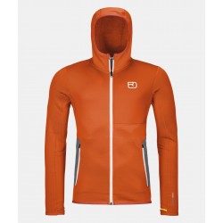 ORTOVOX FLEECE HOODY M HOT ORANGE