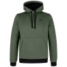 MONTURA LOGO COTTON HOODED SWEATER VERDE SALVIA DELAVE'