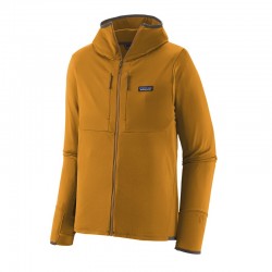 PATAGONIA Men's R1® Thermal Full-Zip Hoody RAPTOR BROWN