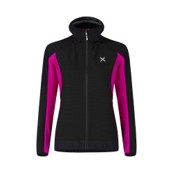 MONTURA PREMIUM WIND CONF.FIT JACKET W BLACK/INTENSE VIOLET