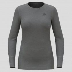 ODLO Base layer girocollo Natural Merino 260  odlo steel grey melange