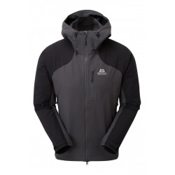 MOUNTAIN EQUIPMENT FRONTIER HOODED MENS JACKET ANVIL GREY/BLACK