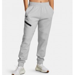 UNDER ARMOUR Jogger UA Unstoppable Fleece da donna Mod Gray / Black