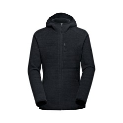 MAMMUT ARCTIC IV ML HOODED JACKET WOMEN BLACK MELANGE