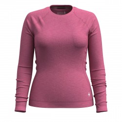 Smartwool Maglia strato base girocollo Classic Thermal Merino da donna GARDEN PINK HEATHER