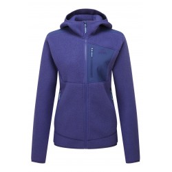 MOUNTAIN EQUIPMENT HIGHPILE HOODED WOMENS JACKET AMETHYST/MEDIEVAL