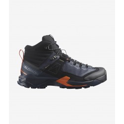 SALOMON X ULTRA ALPINE MID GORE-TEX Blue Nights / Black / Red Orange