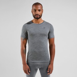 ODLO Base layer girocollo a maniche corte Natural Merino 200 ODLO STEEL GREY MELANGE