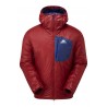 MOUNTAIN EQUIPMENT Oreus Hooded Men's Jacket MERLOT/ADMIRAL BLUE