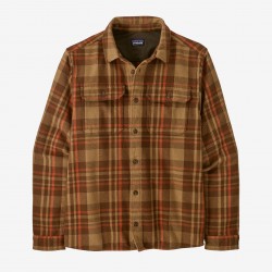 PATAGONIA Men's Fjord Loft Shirt  Forested: Nest Brown