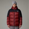 THE NORTH FACE Giacca in piumino Diablo 2.0 con cappuccio da uomo High Risk Red Black Heather-TNF Black