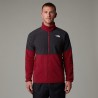 THE NORTH FACE Pile pesante con cerniera integrale Glacier da uomo Garnet Red-Asphalt Grey  Moss Green-Asphalt Grey