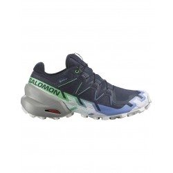 SALOMON SPEEDCROSS 6 GORE-TEX DONNA CARBON/PROVENCE/WHITE