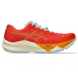 Asics FUJISPEED 3 Nova Orange/Pure Aqua Scarpe da trail running da uomo