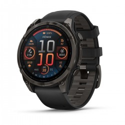 GARMIN fēnix® 8 - 47 mm, AMOLED Sapphire, Titanio, Carbon Gray DLC & Black